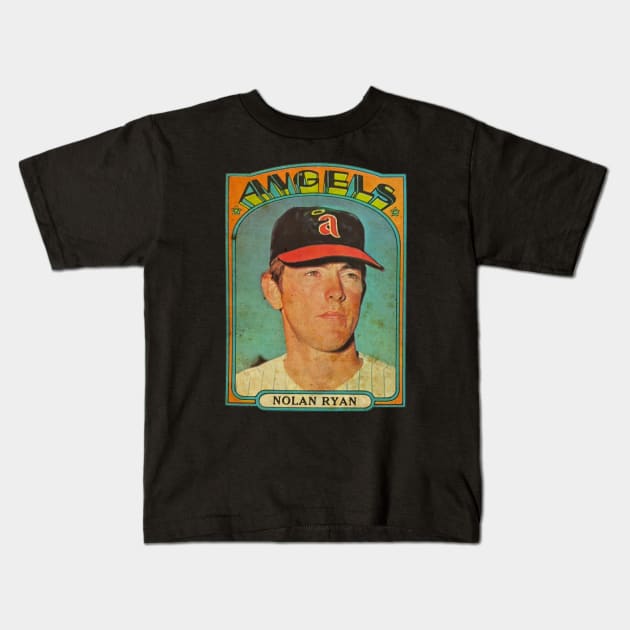 VINTAGE BASEBALL - NOLAN RYAN Kids T-Shirt by kedaiadon